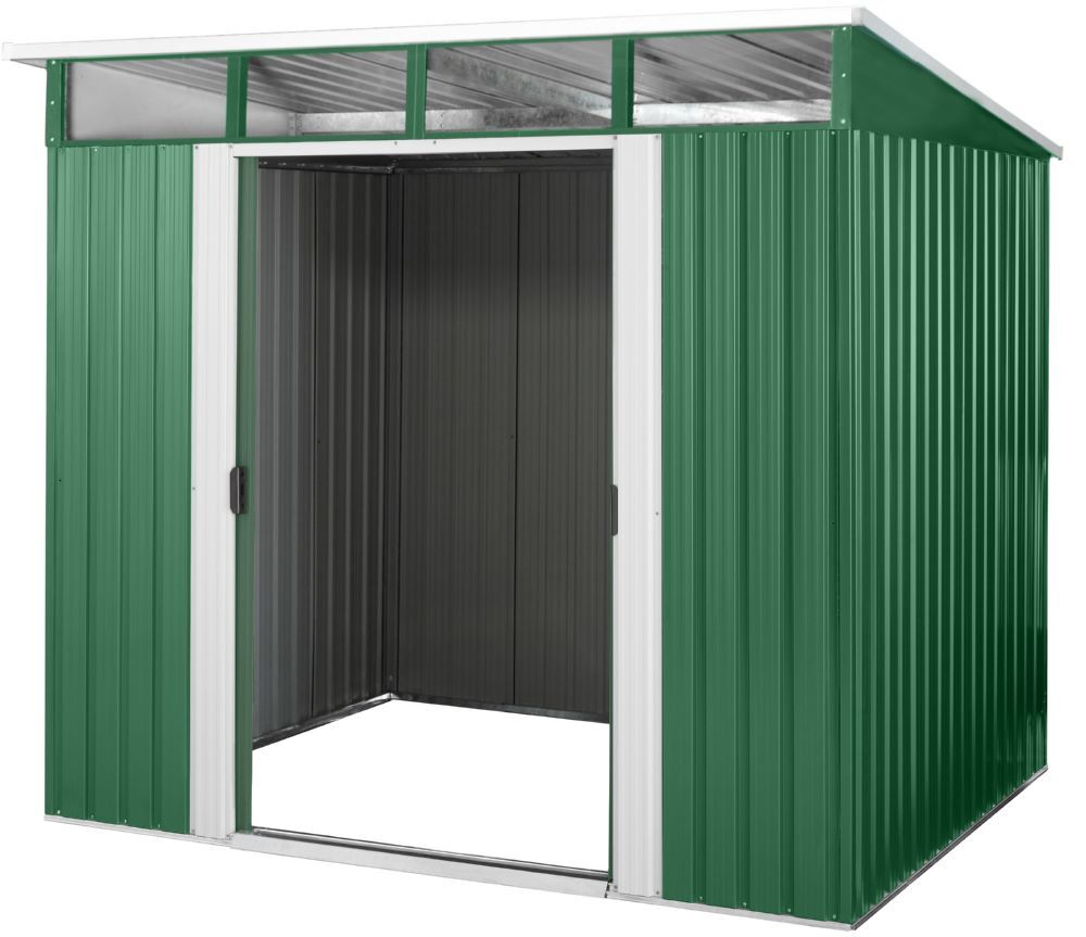 Pergart Gerätehaus Lübeck 89 tanne weiß 2780 x 2380 mm Pergart Gerätehaus Lübeck 89 tanne weiß 2780 x 2380 mm