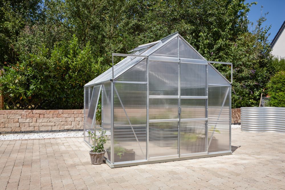 Vitavia Gewächshaus Meridian 2 6700 Maße 2580 x 2570 mm Produktbild Vitavia Gewächshaus Meridian 2 6700 Maße 2580 x 2570 mm bild 2