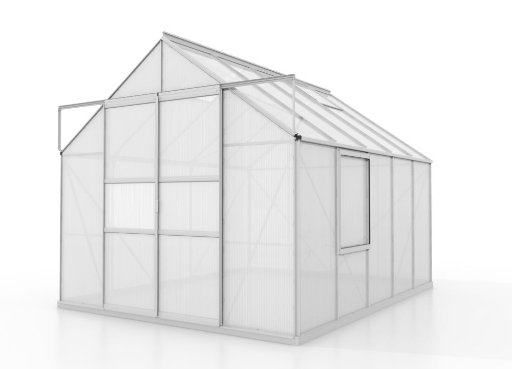 Vitavia Gewächshausbausatz Meridian 2 8300 Maße 2570 x 3210 mm Produktbild Vitavia Gewächshausbausatz Meridian 2 8300 Maße 2570 x 3210 mm