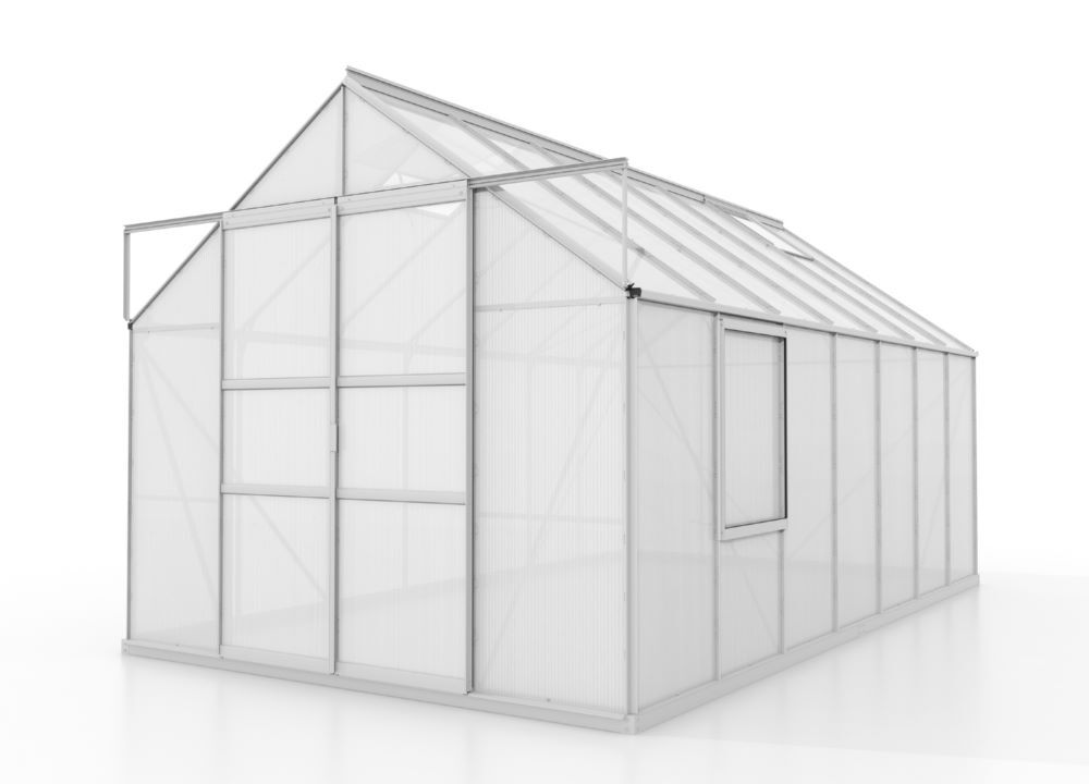 Vitavia Gewächshaus Meridian 2 11500 Maße 4450 x 2570 mm Produktbild Vitavia Gewächshaus Meridian 2 11500 Maße 4450 x 2570 mm