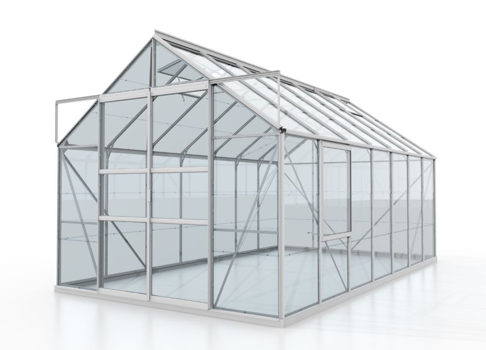 Vitavia Gewächshausbausatz Meridian 2 11500 ESG 3 mm alu Produktbild Vitavia Gewächshausbausatz Meridian 2 11500 ESG 3 mm alu