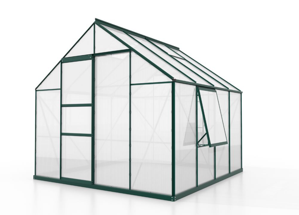 Vitavia Gewächshaus Meridian 1 6700 HKP 4 mm Farbe smaragd Produktbild Vitavia Gewächshaus Meridian 1 6700 HKP 4 mm Farbe smaragd