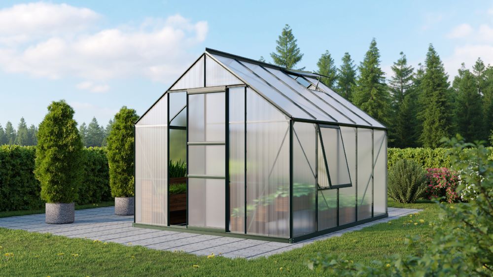 Vitavia Gewächshaus Meridian 1 8300 HKP 4 mm smaragd Produktbild Vitavia Gewächshaus Meridian 1 8300 HKP 4 mm smaragd