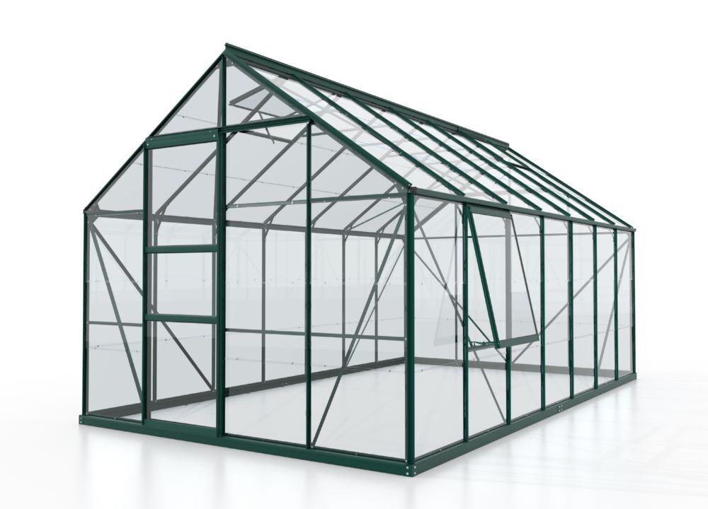 Vitavia Gewächshaus Meridian 1 11500 Traufenhöhe 1374 mm Produktbild Vitavia Gewächshaus Meridian 1 11500 Traufenhöhe 1374 mm