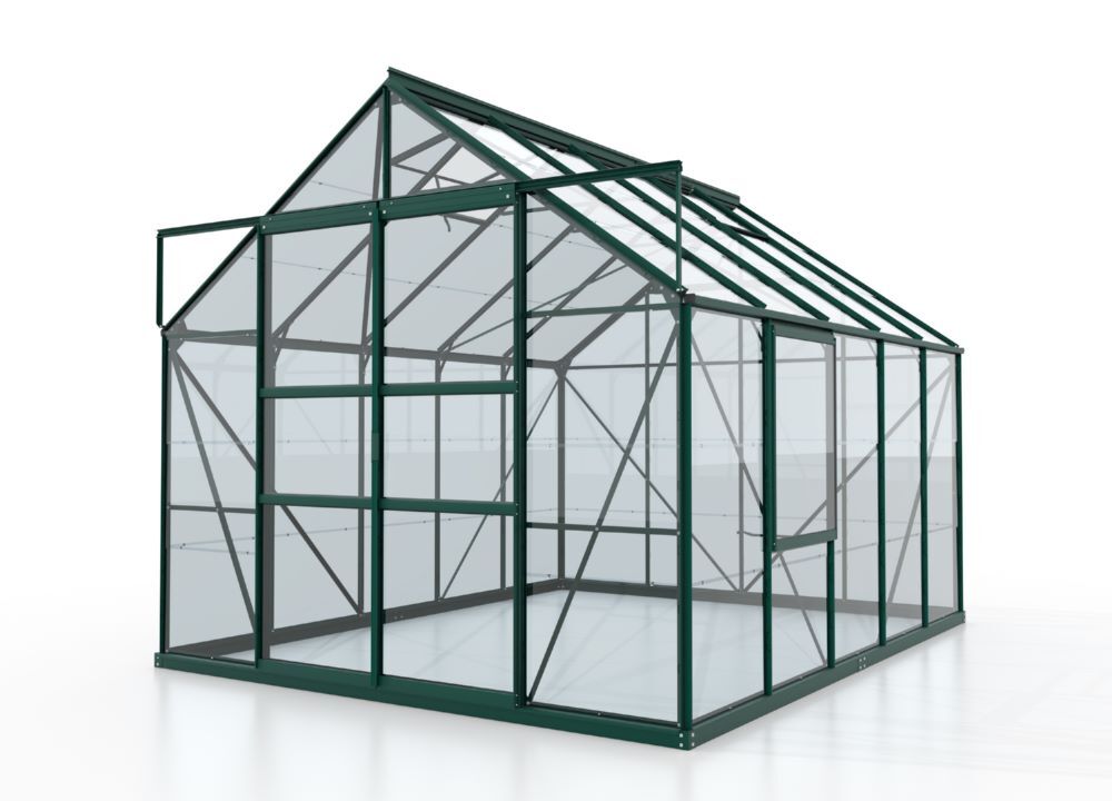 Vitavia Gewächshaus Meridian 2 8300 alu Traufe 1374 mm Produktbild Vitavia Gewächshaus Meridian 2 8300 alu Traufe 1374 mm