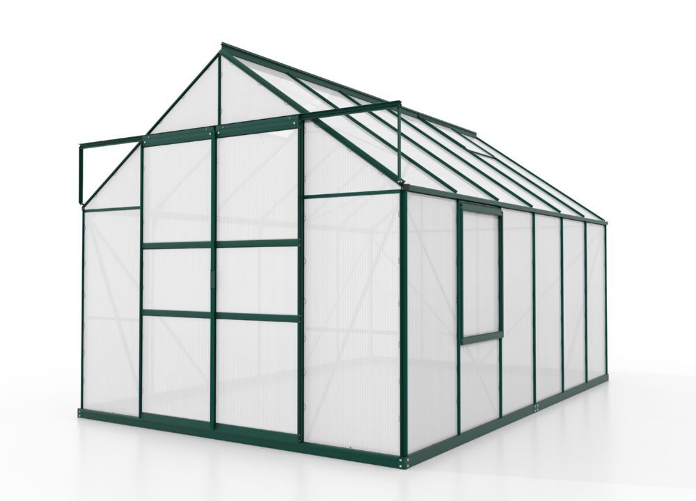 Vitavia Gewächshaus Meridian 2 9900 HKP 4 mm alu smaragd Produktbild Vitavia Gewächshaus Meridian 2 9900 HKP 4 mm alu smaragd