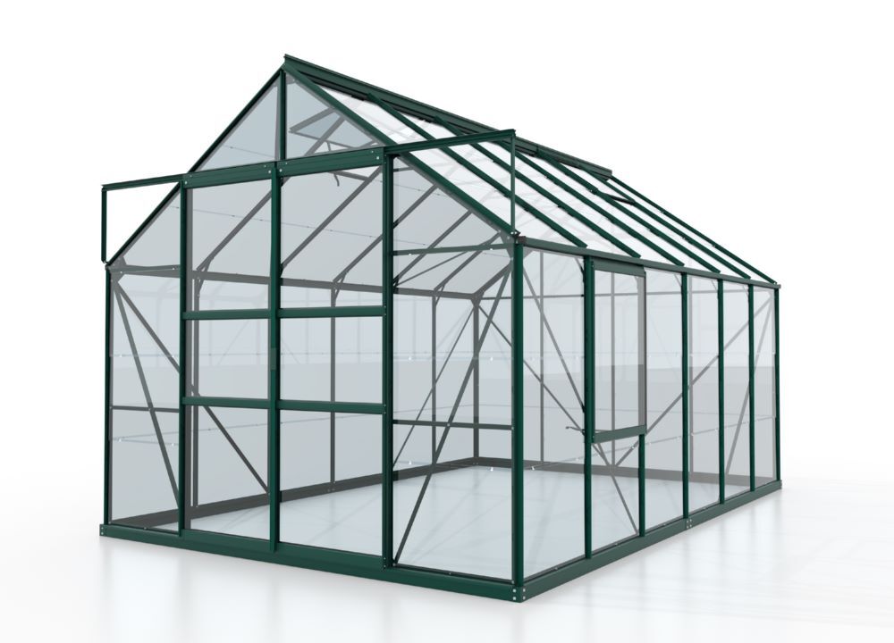 Vitavia Bausatz Gewächshaus Meridian 2 9900 ESG 3 mm smaragd Produktbild Vitavia Bausatz Gewächshaus Meridian 2 9900 ESG 3 mm smaragd