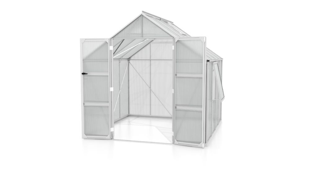 Vitavia Gewächshaus mit Doppelschwingtüren Olymp 6700 HKP 6 mm Produktbild Vitavia Gewächshaus mit Doppelschwingtüren Olymp 6700 HKP 6 mm bild 2