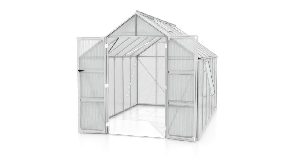 Vitavia Gewächshaus Olymp 9900 HKP 4 mm mit Doppelschwingtüren Produktbild Vitavia Gewächshaus Olymp 9900 HKP 4 mm mit Doppelschwingtüren