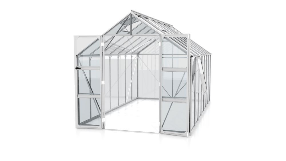 Vitavia Gewächshaus Olymp 11500 ESG 3 mm Aluminium  Produktbild Vitavia Gewächshaus Olymp 11500 ESG 3 mm Aluminium