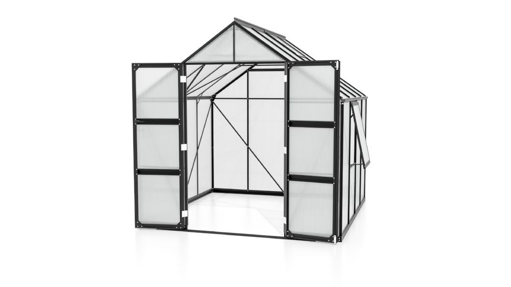 Vitavia Gewächshaus Olymp 6700 HKP 4 mm schwarz Produktbild Vitavia Gewächshaus Olymp 6700 HKP 4 mm schwarz