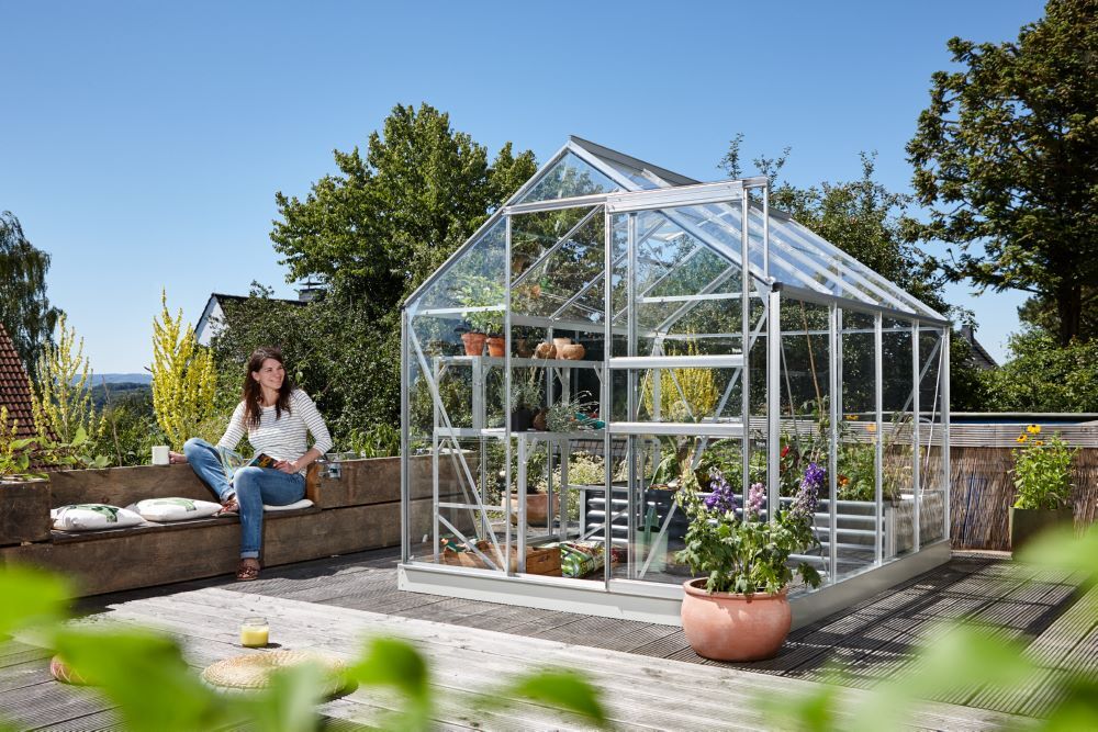 Vitavia Gewächshaus Planet 5000 ESG 3 mm 2570 x 1950 mm Produktbild Vitavia Gewächshaus Planet 5000 ESG 3 mm 2570 x 1950 mm bild 3