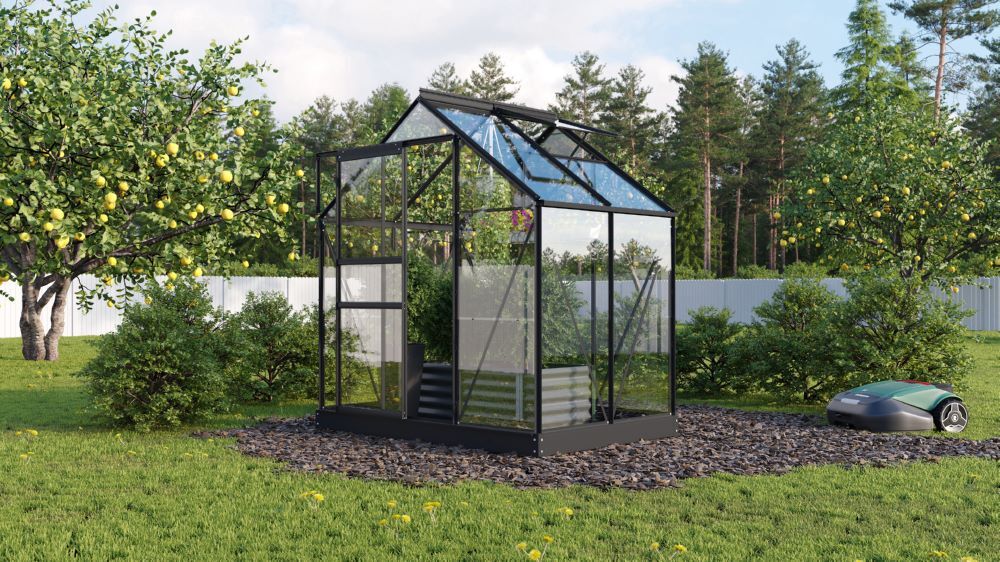 Vitavia Planet 2500 ESG 3 mm schwarz - Set Breite 1950 mm Produktbild Vitavia Planet 2500 ESG 3 mm schwarz - Set Breite 1950 mm