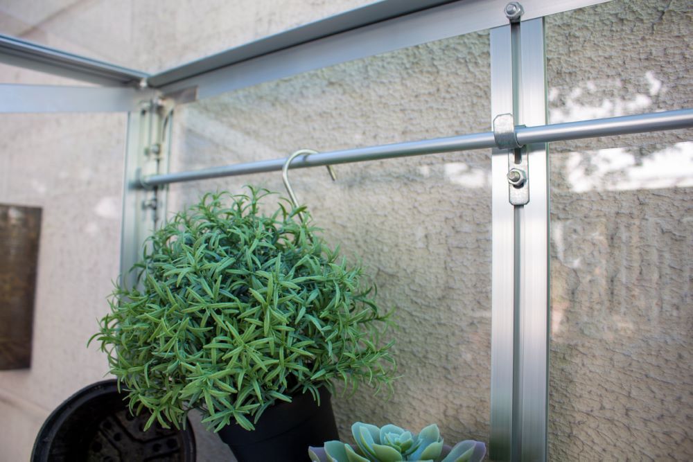 Vitavia Polis Balkongewächshaus 350 ESG Stahlfundament Produktbild Vitavia Polis Balkongewächshaus 350 ESG Stahlfundament bild 3