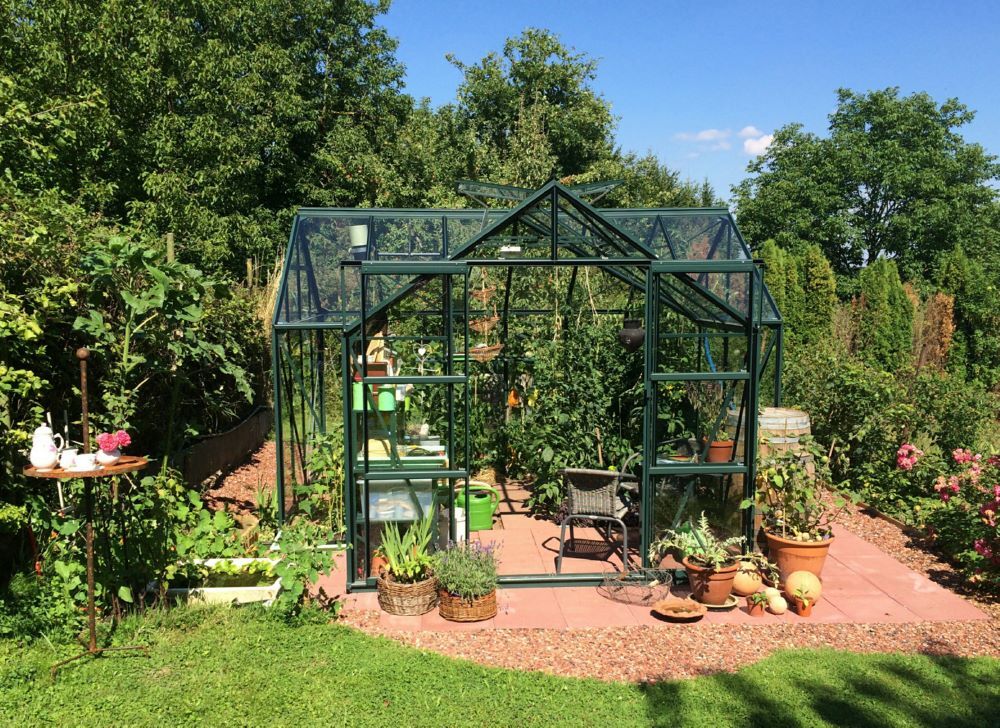 Vitavia Gewächshausbausatz Sirius ESG 3 mm 3834 x 3833 mm smaragd Produktbild Vitavia Gewächshausbausatz Sirius ESG 3 mm 3834 x 3833 mm smaragd bild 4