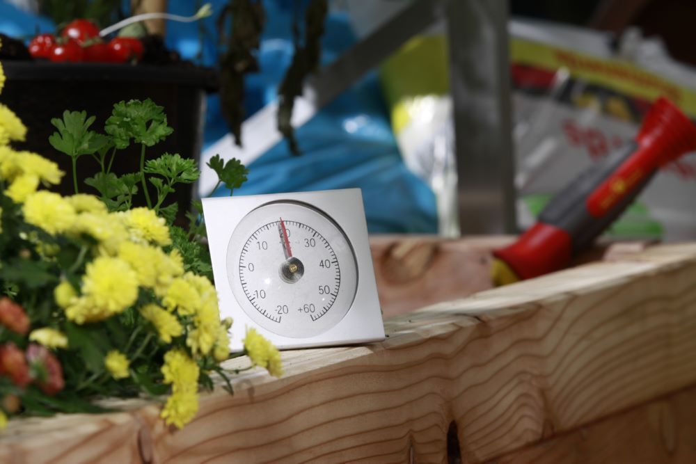 Vitavia Thermometer für Gewächshäuser Aluminium Produktbild Vitavia Thermometer für Gewächshäuser Aluminium bild 3