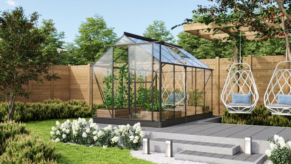 Vitavia Gewächshausbausatz Triton 5000 Höhe Traufe 1234 mm Produktbild Vitavia Gewächshausbausatz Triton 5000 Höhe Traufe 1234 mm bild 2