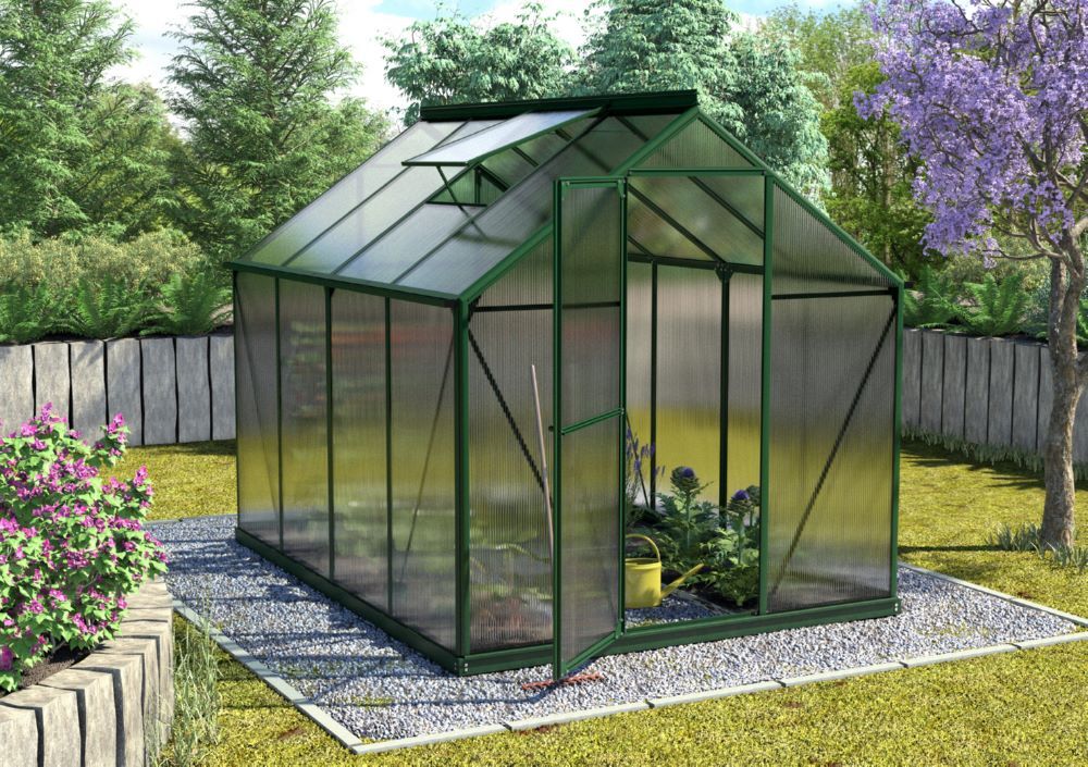 Vitavia Gewächshaus Triton 5000 HKP 6 mm smaragd Breite 1977 mm Produktbild Vitavia Gewächshaus Triton 5000 HKP 6 mm smaragd Breite 1977 mm bild 2