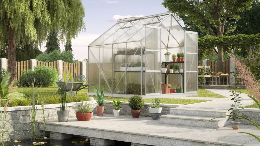 Vitavia Gewächshausbausatz Uranus 6700 HKP 6 mm alu Produktbild Vitavia Gewächshausbausatz Uranus 6700 HKP 6 mm alu