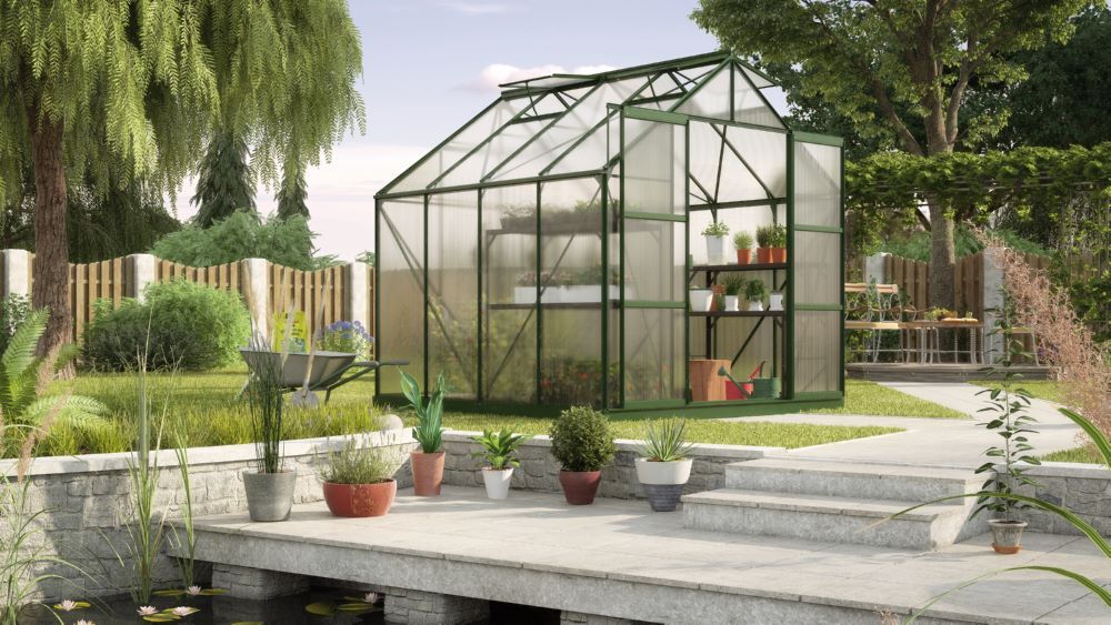 Vitavia Gewächshausbausatz Uranus 6700 HKP 4 mm smaragd Produktbild Vitavia Gewächshausbausatz Uranus 6700 HKP 4 mm smaragd