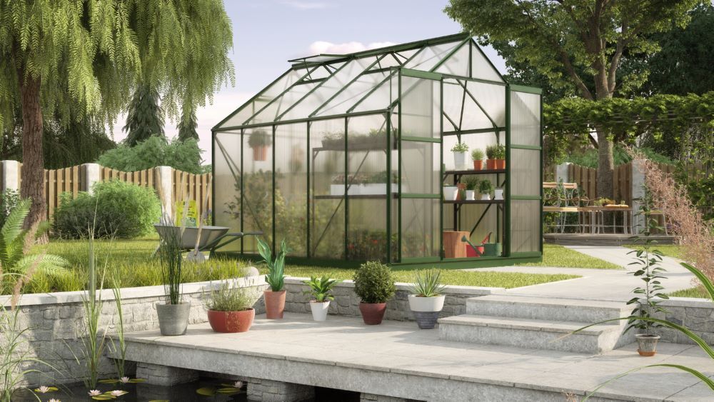 Vitavia Gewächshaus Uranus 8300 HKP 6 mm smaragd Produktbild Vitavia Gewächshaus Uranus 8300 HKP 6 mm smaragd