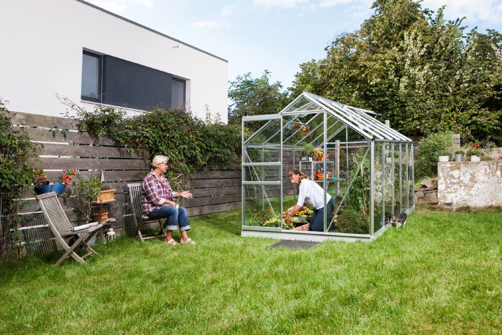 Vitavia Gewächshaus Venus 6200 ESG 3 mm smaragd Produktbild Vitavia Gewächshaus Venus 6200 ESG 3 mm smaragd bild 3