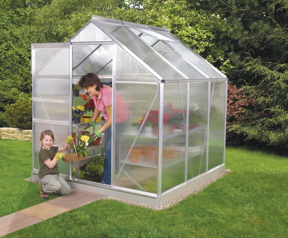 Vitavia Gewächshaus Venus 3800 HKP 6 mm alu Produktbild Vitavia Gewächshaus Venus 3800 HKP 6 mm alu bild 4