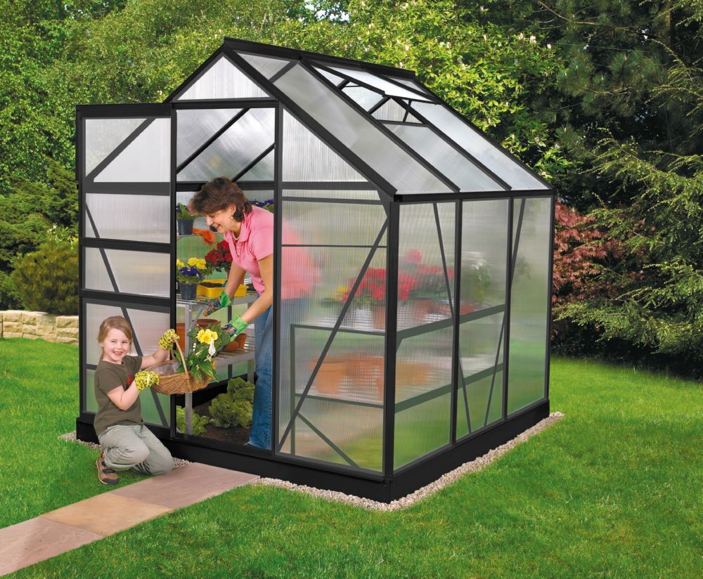 Vitavia Gewächshausbausatz Venus 3800 HKP 6 mm 1950 x 1950 mm Produktbild Vitavia Gewächshausbausatz Venus 3800 HKP 6 mm 1950 x 1950 mm bild 1
