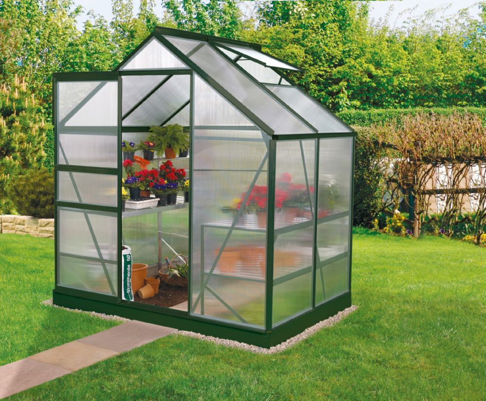 Vitavia Gewächshausbausatz Venus 2500 HKP 4 mm smaragd Produktbild Vitavia Gewächshausbausatz Venus 2500 HKP 4 mm smaragd