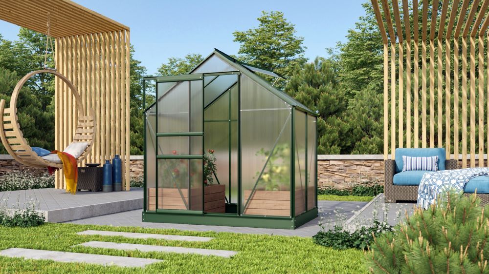 Vitavia Gewächshausbausatz Venus 2500 HKP 6 mm smaragd Produktbild Vitavia Gewächshausbausatz Venus 2500 HKP 6 mm smaragd bild 2