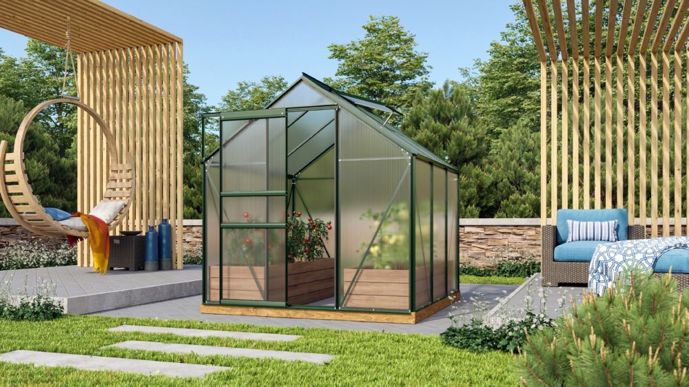 Vitavia Gewächshaus Venus 3800 HKP 4 mm smaragd Produktbild Vitavia Gewächshaus Venus 3800 HKP 4 mm smaragd