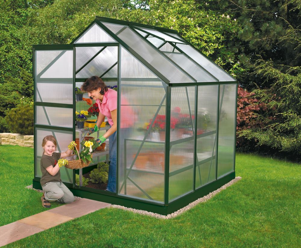 Vitavia Gewächshausbausatz Venus 3800 HKP 6 mm smaragd Produktbild Vitavia Gewächshausbausatz Venus 3800 HKP 6 mm smaragd