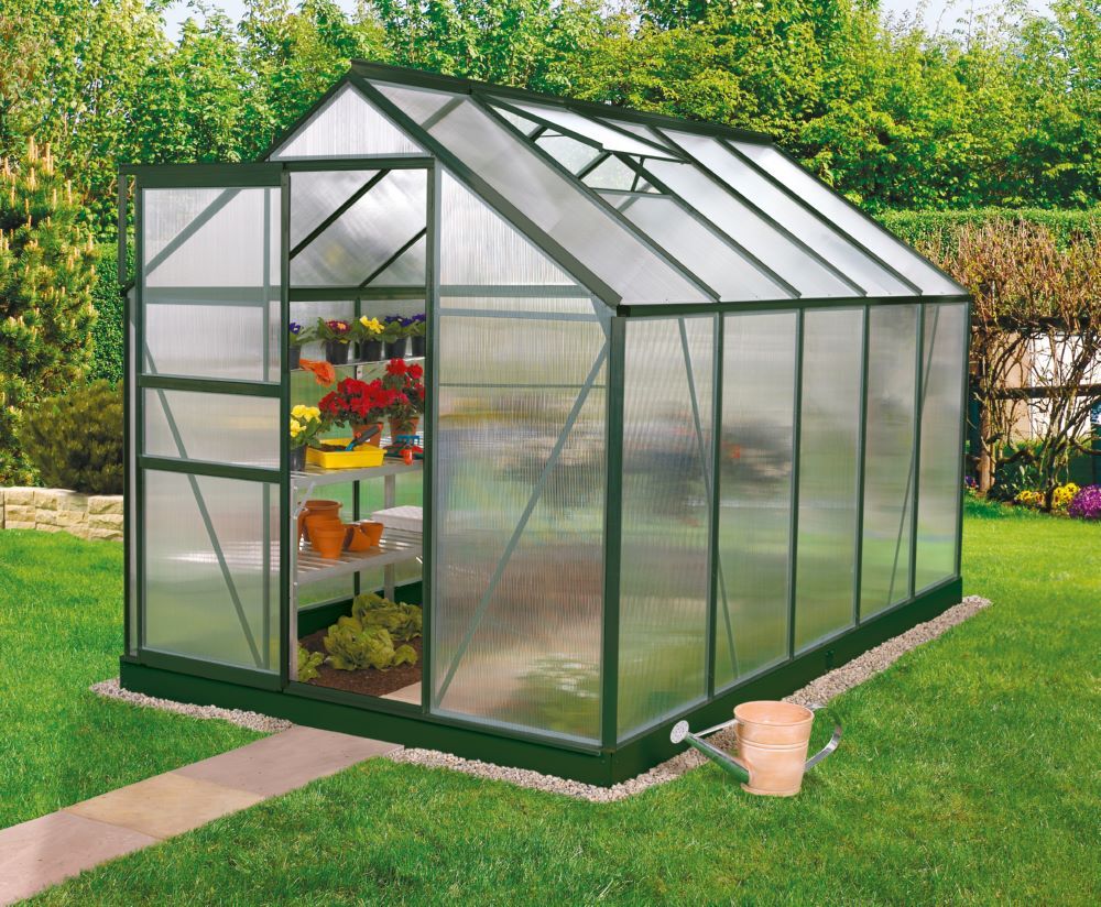 Vitavia Gewächshaus Venus 6200 HKP 4 mm smaragd Vitavia Gewächshaus Venus 6200 HKP 4 mm smaragd
