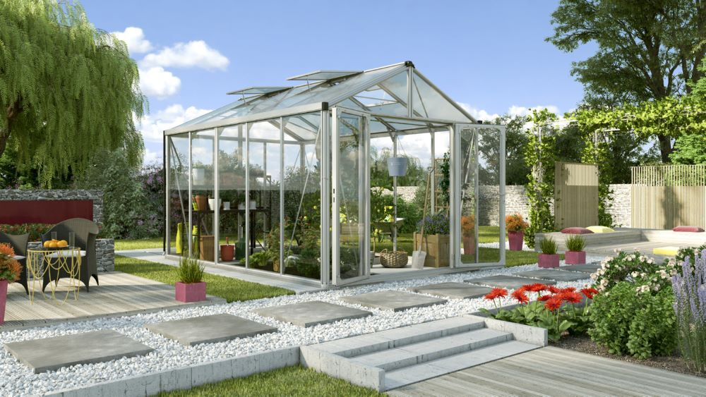 Vitavia Gewächshaus Zeus Comfort 10000 ESG/HKP Produktbild Vitavia Gewächshaus Zeus Comfort 10000 ESG/HKP bild 2