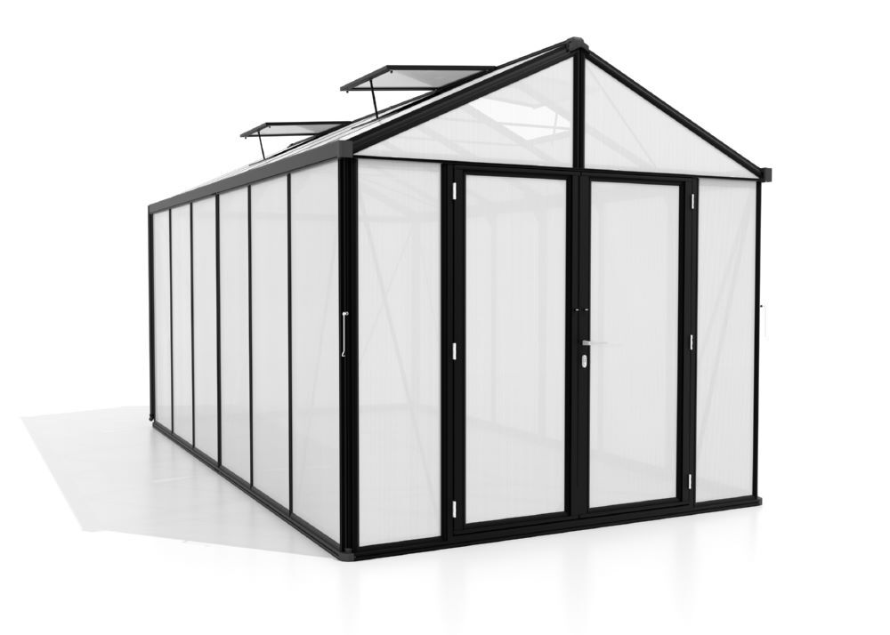Vitavia Gewächshau Zeus Comfort 11900 HKP 10 mm schwarz Produktbild Vitavia Gewächshau Zeus Comfort 11900 HKP 10 mm schwarz