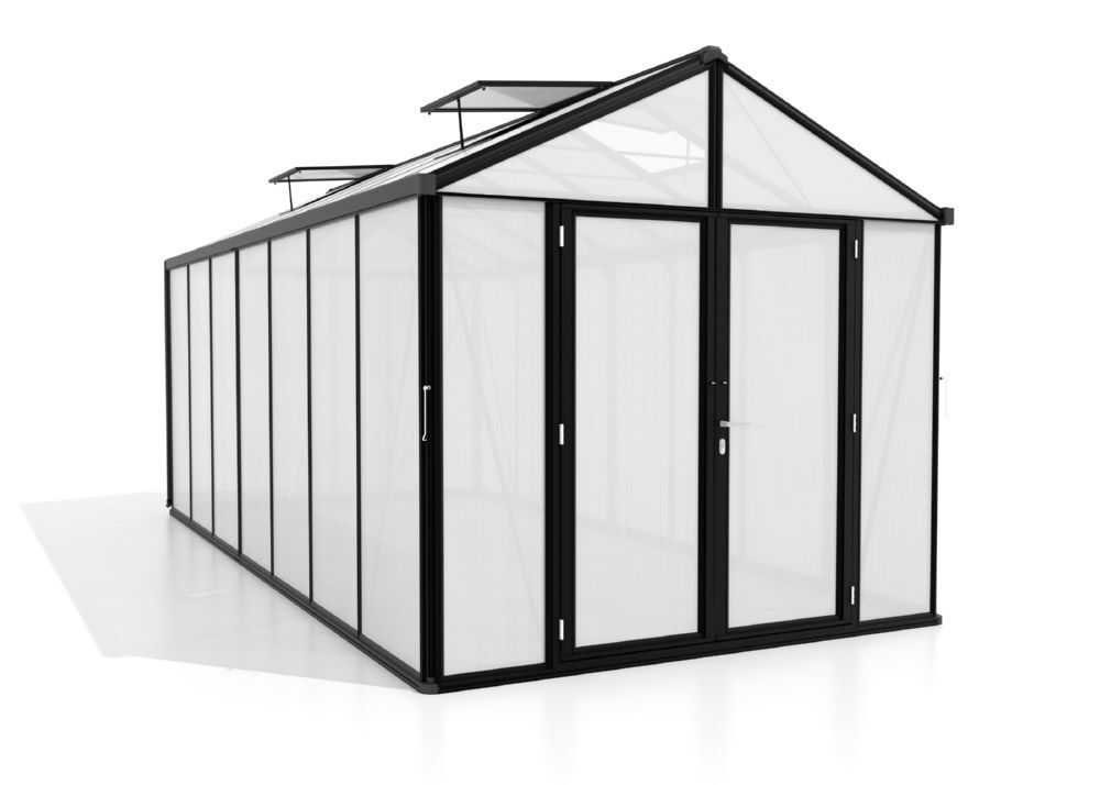 Vitavia Zeus Comfort Gewächshaus 13800 HKP 10 mm schwarz Produktbild Vitavia Zeus Comfort Gewächshaus 13800 HKP 10 mm schwarz