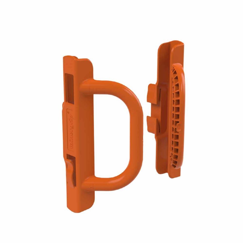ESB Griff Set KU orange für Rollbehälter Produktbild ESB Griff Set KU orange für Rollbehälter bild 5