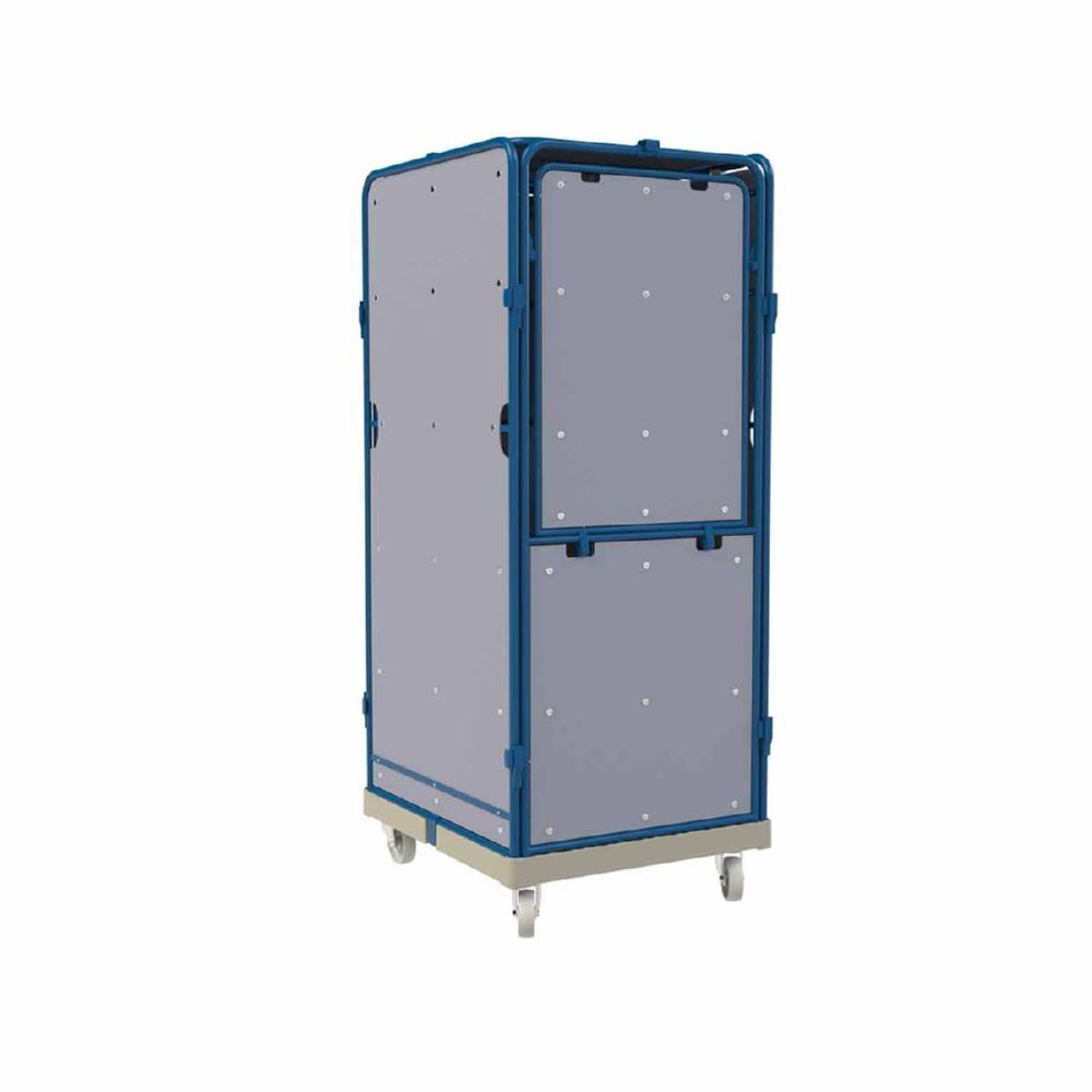ESB Logistik Rollbox 1589 KU 5 seitig Farbe grau H 1589 mm Produktbild ESB Logistik Rollbox 1589 KU 5 seitig Farbe grau H 1589 mm