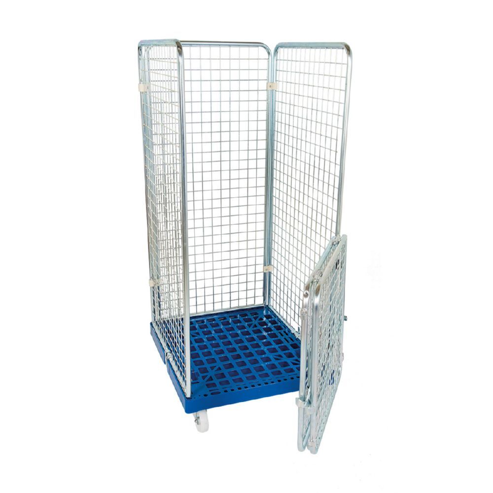 ESB Rollbehälter ADB 1460 KU Vorderwand klappbar blau H 1640 mm Produktbild ESB Rollbehälter ADB 1460 KU Vorderwand klappbar blau H 1640 mm bild 3