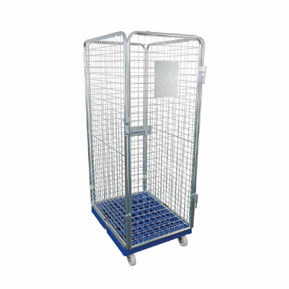 ESB Rollbehälter ADB 1600 KU 1 Tür 4 seitig blau H 1800 mm Produktbild ESB Rollbehälter ADB 1600 KU 1 Tür 4 seitig blau H 1800 mm