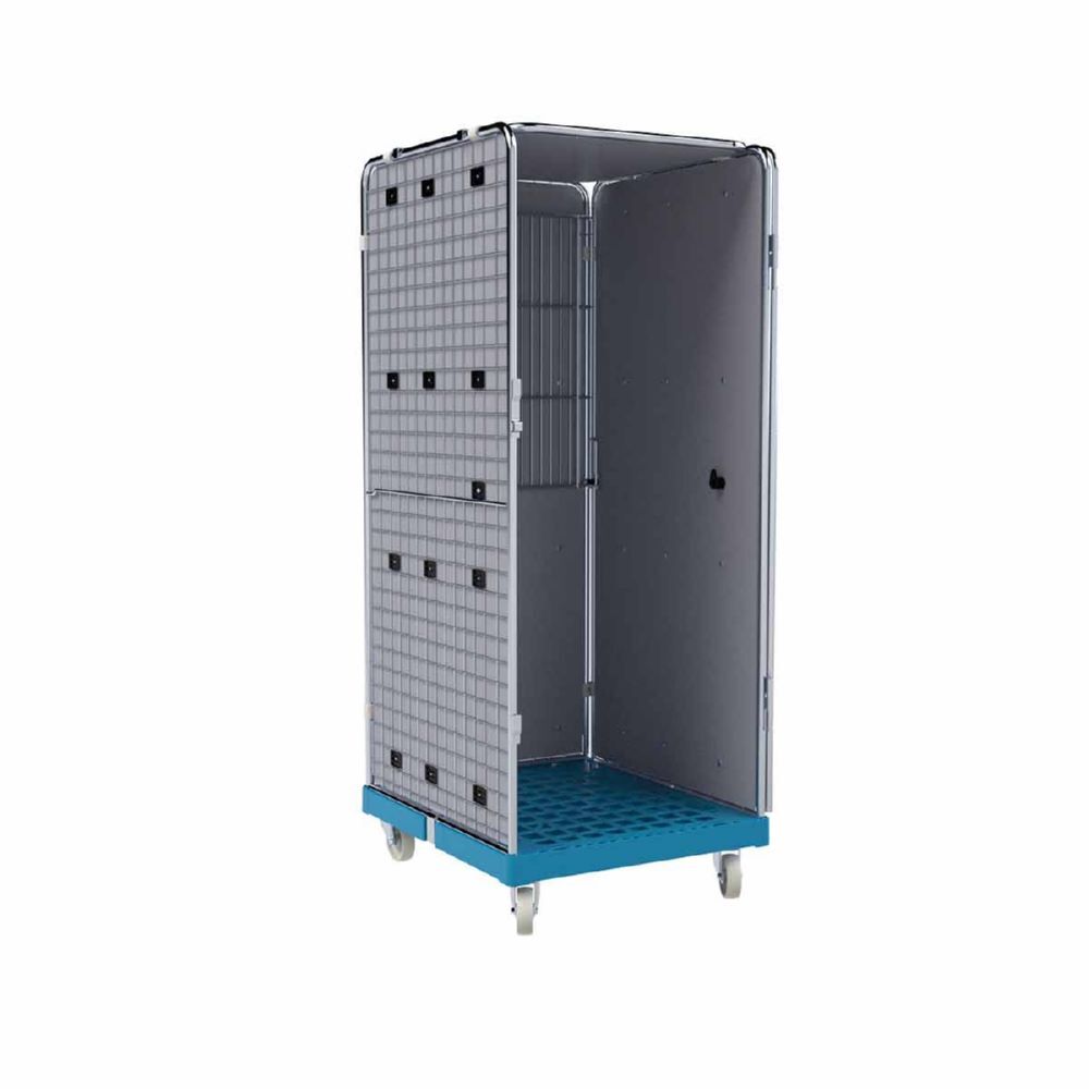 ESB Rollbehälter ADB 1600 KU mit Auskleidung 1 Tür blau H 1810 mm Produktbild ESB Rollbehälter ADB 1600 KU mit Auskleidung 1 Tür blau H 1810 mm bild 4