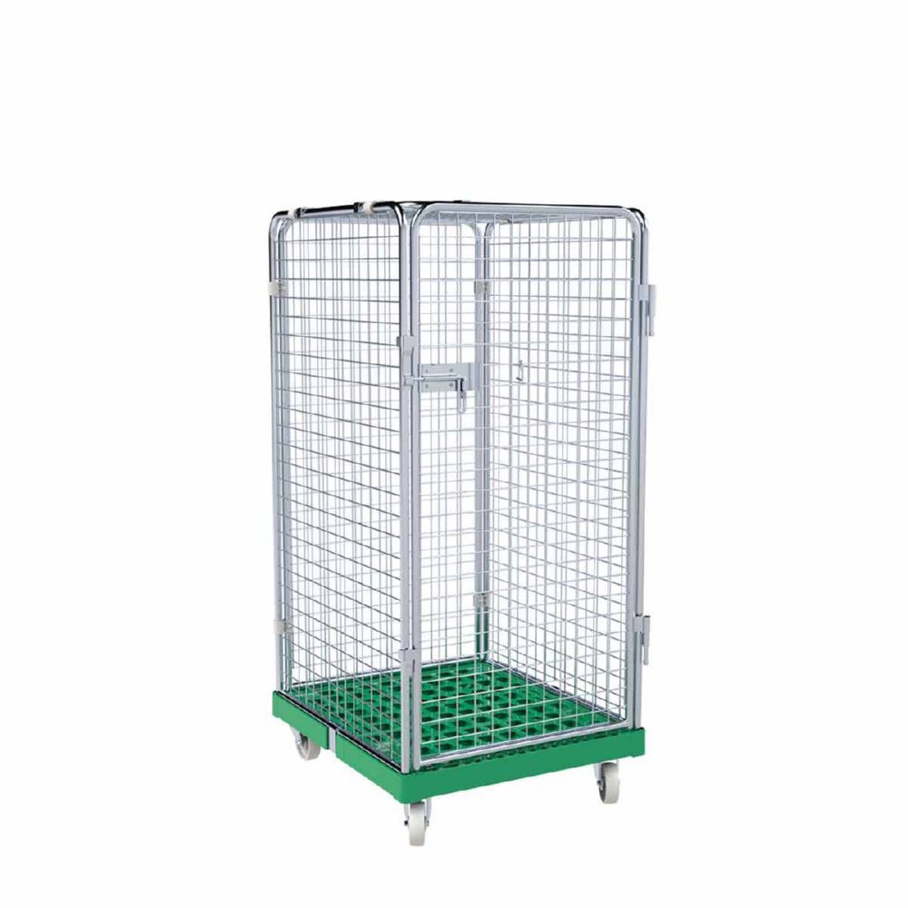 ESB Rollbehälter ADB 1350 KU 5 seitig 1 Tür grün 724 x 815 mm Produktbild ESB Rollbehälter ADB 1350 KU 5 seitig 1 Tür grün 724 x 815 mm