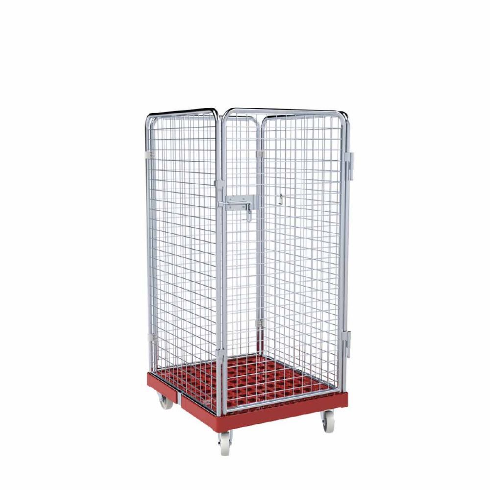 ESB Rollbehälter ADB 1350 KU 4 seitig 1 Tür rot H 1540 mm Produktbild ESB Rollbehälter ADB 1350 KU 4 seitig 1 Tür rot H 1540 mm