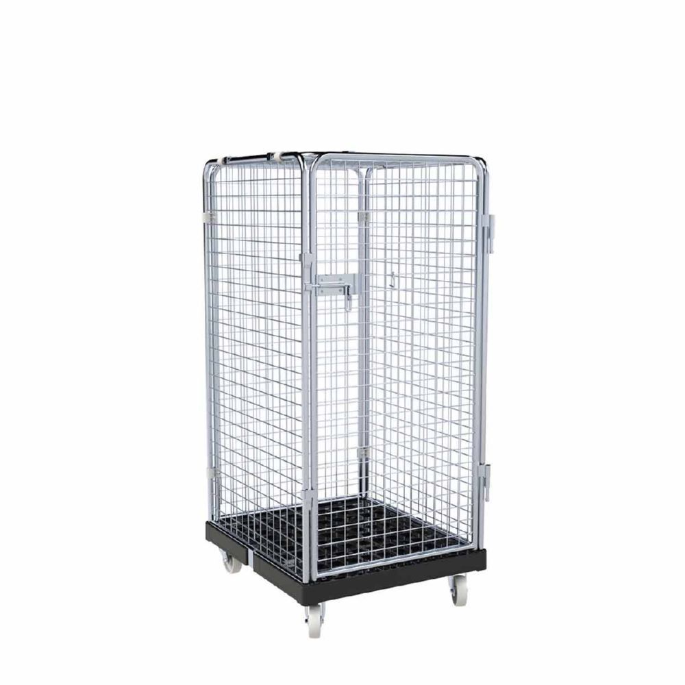 ESB Rollbehälter ADB 1350 KU 5 seitig 1 Tür in schwarz H 1550 mm Produktbild ESB Rollbehälter ADB 1350 KU 5 seitig 1 Tür in schwarz H 1550 mm
