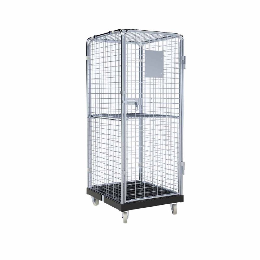 ESB Rollbehälter ADB 1600 KU ZWB klappbar schwarz H 1810 mm Produktbild ESB Rollbehälter ADB 1600 KU ZWB klappbar schwarz H 1810 mm