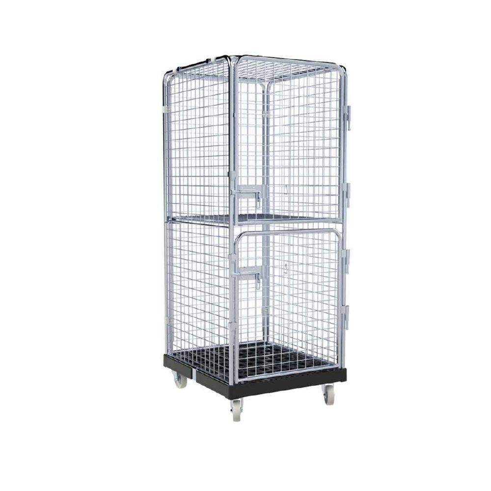 ESB Rollbehälter ADB 1600 KU 2 Türen schwarz H 1810 mm Produktbild ESB Rollbehälter ADB 1600 KU 2 Türen schwarz H 1810 mm