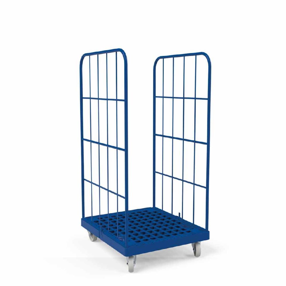 ESB Rollbehälter 1350 KU 2 seitig blau 724 x 815 x 1530 mm Produktbild ESB Rollbehälter 1350 KU 2 seitig blau 724 x 815 x 1530 mm bild 2