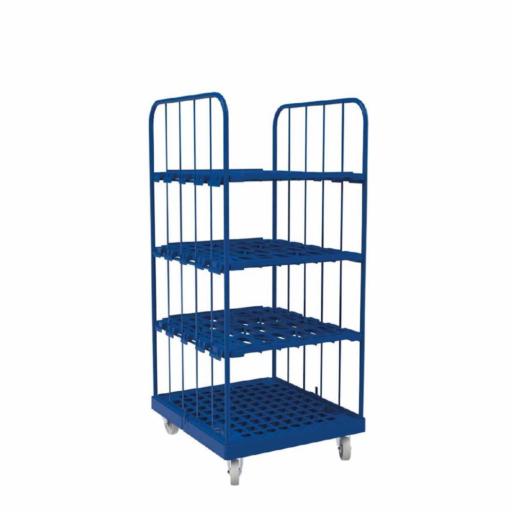 ESB Rollbehälter 1450 KU 2 seitig blau 724 x 815 x 1630 mm Produktbild ESB Rollbehälter 1450 KU 2 seitig blau 724 x 815 x 1630 mm bild 4