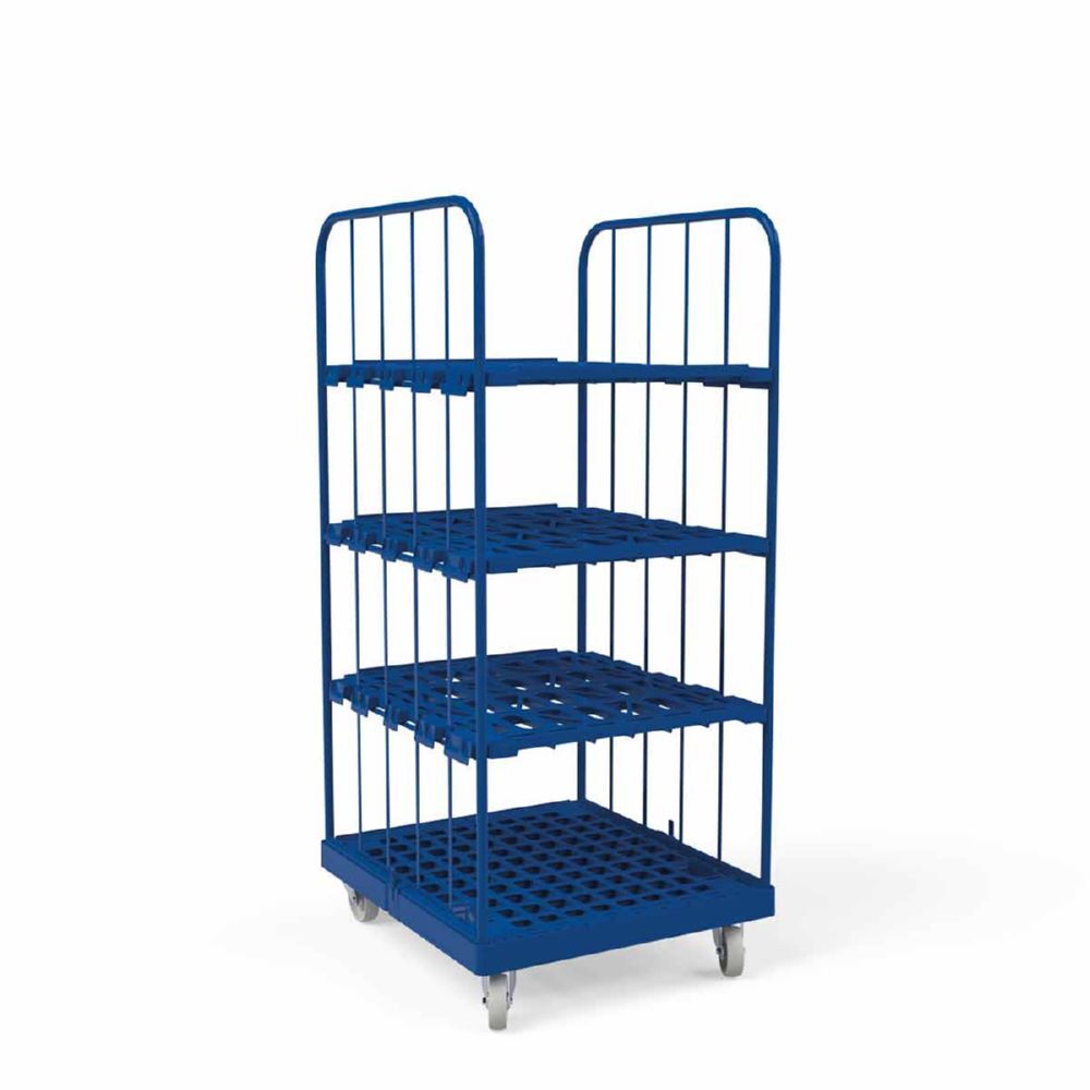 ESB Rollbehälter 1450 KU 2 seitig blau 724 x 815 x 1630 mm Produktbild ESB Rollbehälter 1450 KU 2 seitig blau 724 x 815 x 1630 mm bild 5