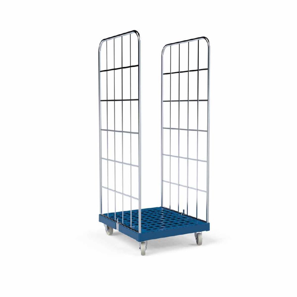 ESB Rollbehälter 1650 KU Cr3 2 seitig blau 724 x 815 x 1830 mm Produktbild ESB Rollbehälter 1650 KU Cr3 2 seitig blau 724 x 815 x 1830 mm bild 2